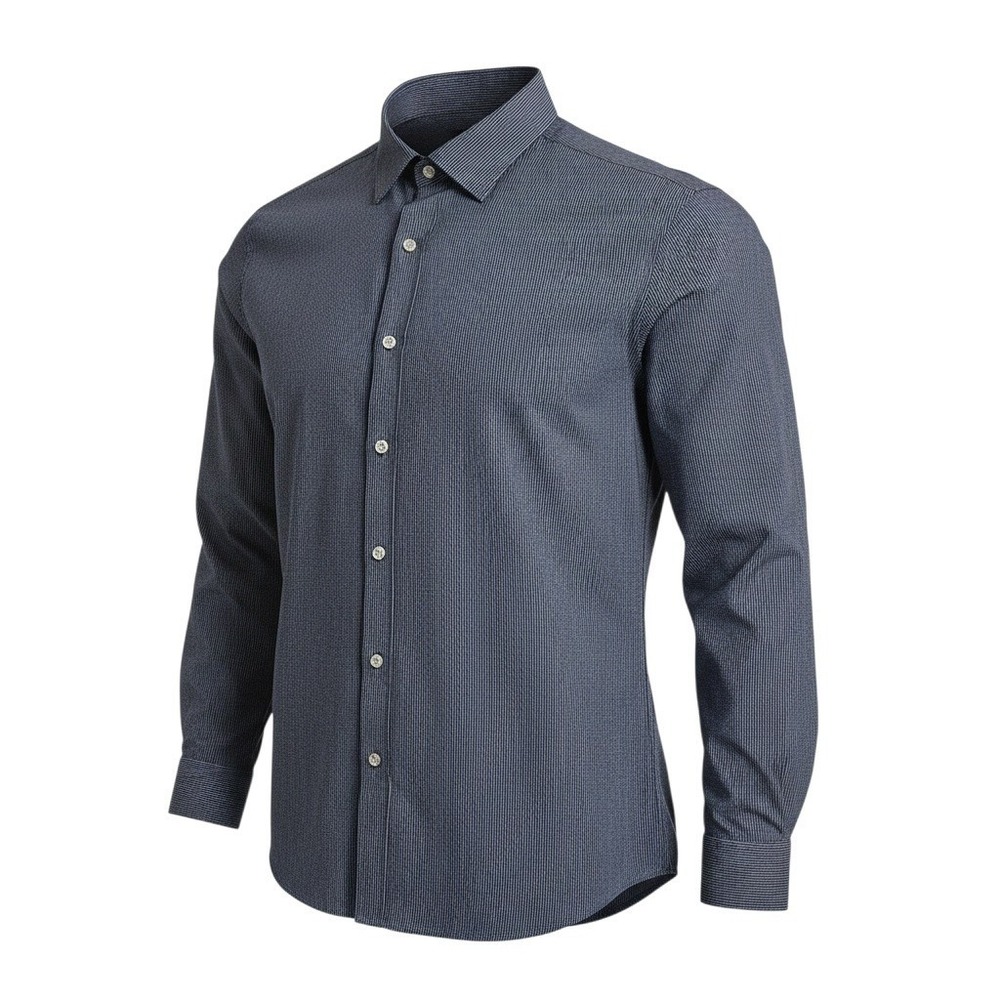 Perry Ellis Striped Dress Shirt 3XLT Non Iron *READ*
